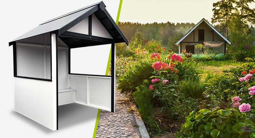 Plastic Wood Shelter | No Maintenance | Eco Plastic Wood