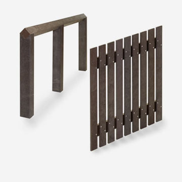 plastic wood fences