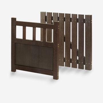 plastic wood gates