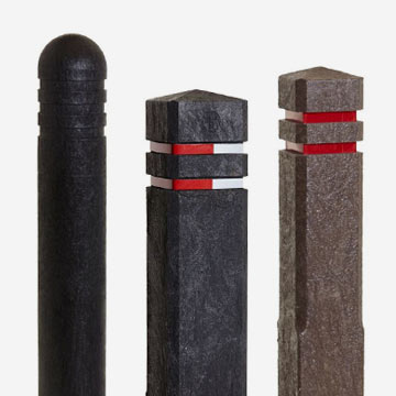 recycled plastic bollards