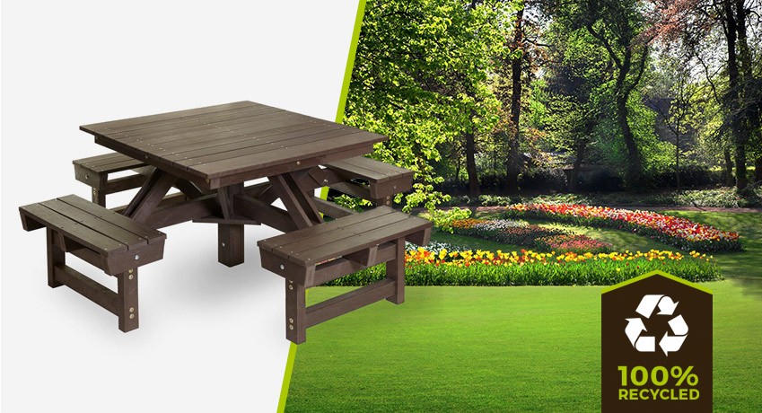 plastic wood table