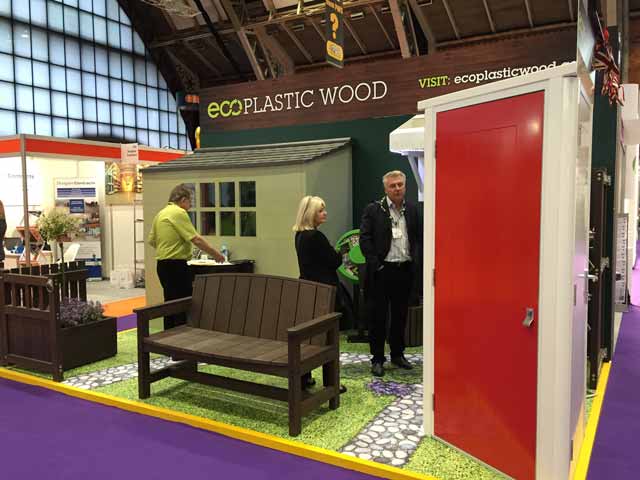 Eco Plastic Wood Stand At Housing 2017 2