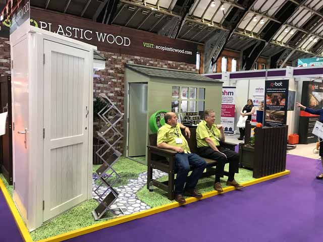 Eco Plastic Wood Stand At Housing 2017 2
